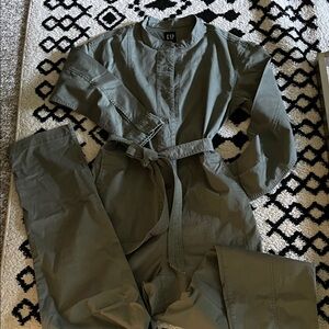 GAP Women's Sage Green Jumpsuit